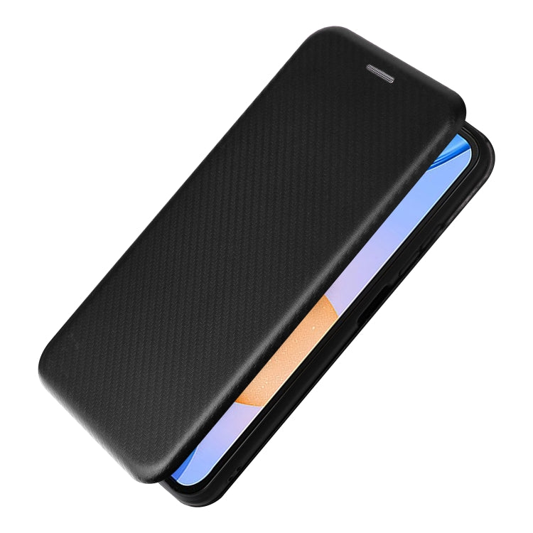 Carbon Fiber Texture Flip Leather Phone Case