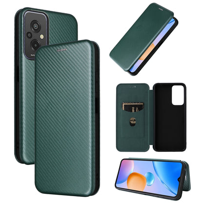 Carbon Fiber Texture Flip Leather Phone Case