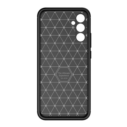 Carbon Fiber Texture Shockproof TPU Phone Case