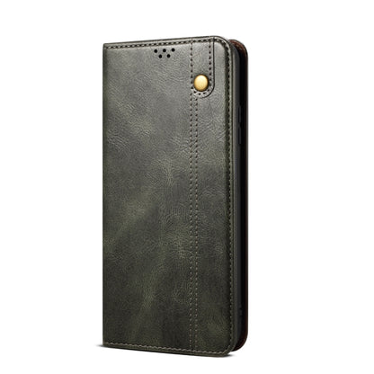 Oil Wax Crazy Horse Texture Leather Phone Case