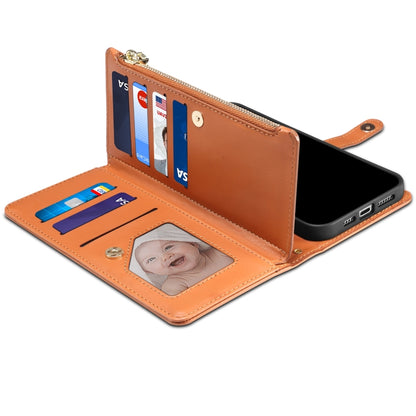 ESEBLE Star Series Lanyard Zipper Wallet RFID Leather Case, For Samsung Galaxy S23 Ultra 5G