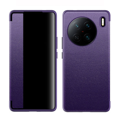 Magnetic Side Window View Shockproof Horizontal Flip Leather Case
