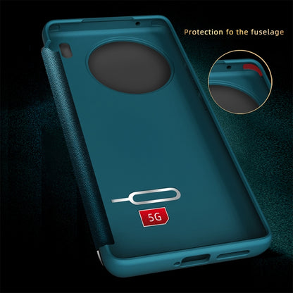 Magnetic Side Window View Shockproof Horizontal Flip Leather Case