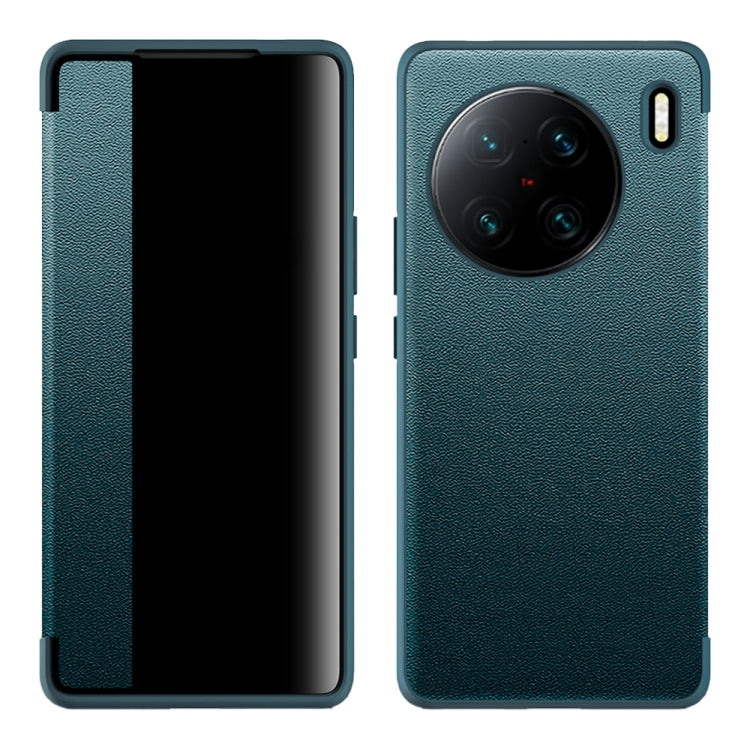Magnetic Side Window View Shockproof Horizontal Flip Leather Case