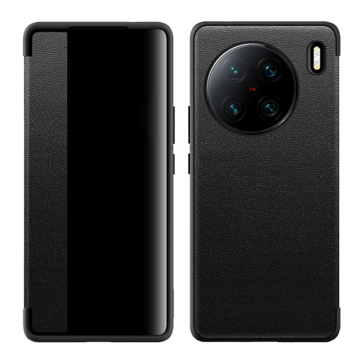 Magnetic Side Window View Shockproof Horizontal Flip Leather Case