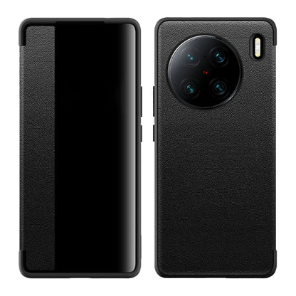 Magnetic Side Window View Shockproof Horizontal Flip Leather Case, For vivo X90 Pro+, For Xiaomi 13, For vivo X90