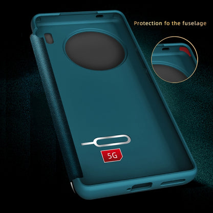 Magnetic Side Window View Shockproof Horizontal Flip Leather Case