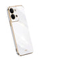 XINLI Straight 6D Plating Gold Edge TPU Phone Case