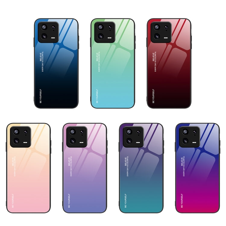 Gradient Color Glass Phone Case