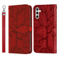 Life Tree Embossing Pattern Leather Phone Case, Series 2