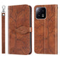 Life Tree Embossing Pattern Leather Phone Case