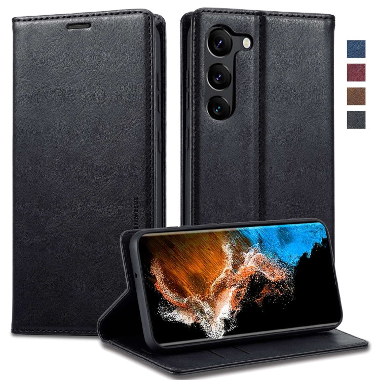 LC.IMEEKE RFID Anti-theft Leather Phone Case, For Samsung Galaxy S23 5G, For Samsung Galaxy S23+ 5G, For Samsung Galaxy S23 Ultra 5G