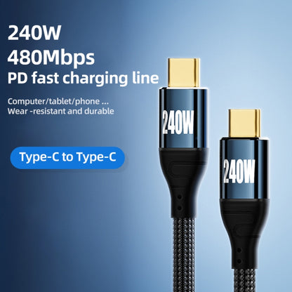 PD 240W Type-C to Type-C Fast Charge Data Cable, 0.5m, 1m, 1.5m, 2m, 3m