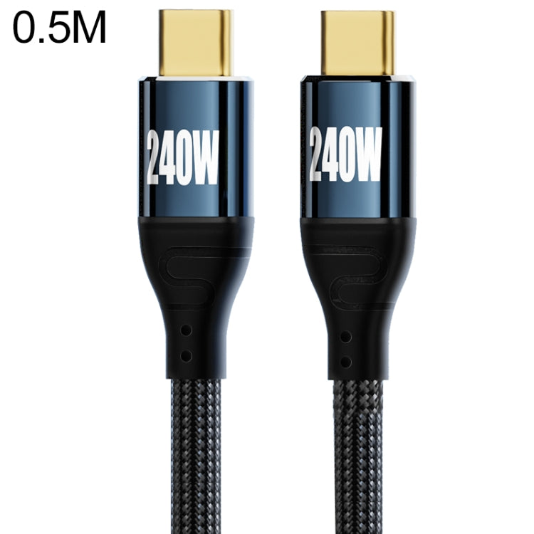 PD 240W Type-C to Type-C Fast Charge Data Cable, 0.5m, 1m, 1.5m, 2m, 3m