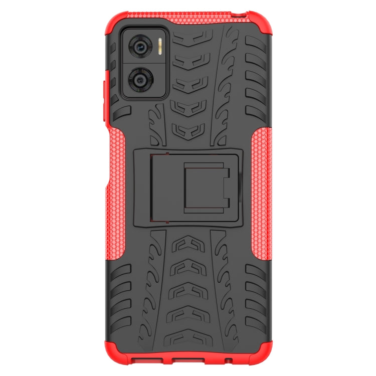 Tire Texture TPU + PC Phone Case with Holder