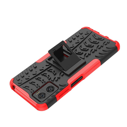 Tire Texture TPU + PC Phone Case with Holder