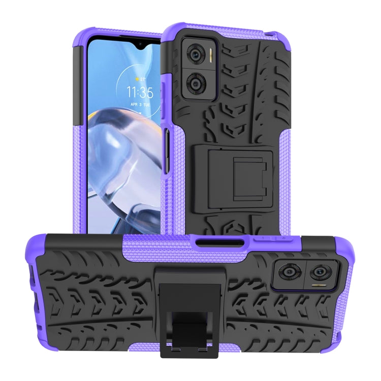 Tire Texture TPU + PC Phone Case with Holder