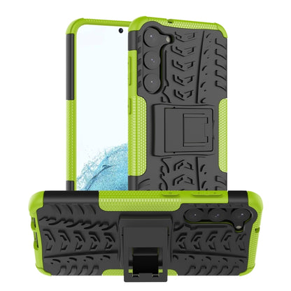 Tire Texture TPU + PC Phone Case with Holder