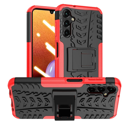 Tire Texture TPU + PC Phone Case with Holder