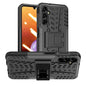 Tire Texture TPU + PC Phone Case with Holder