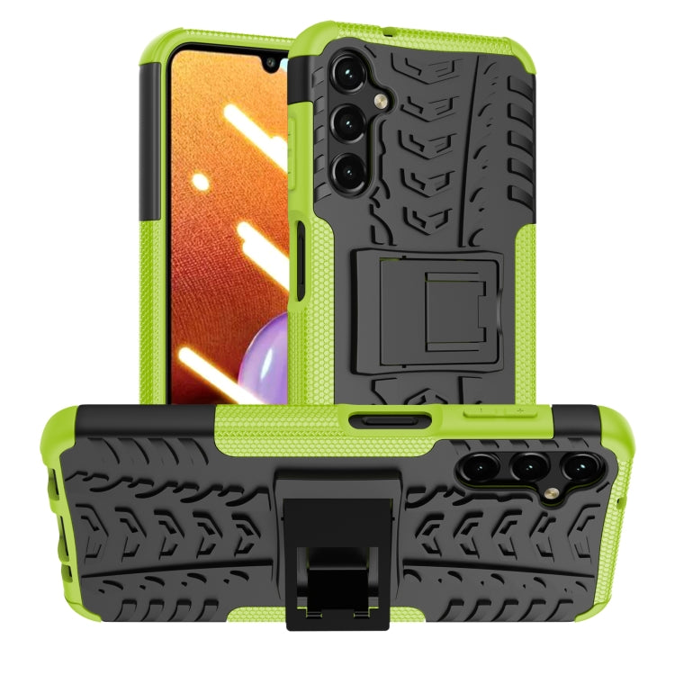 Tire Texture TPU + PC Phone Case with Holder