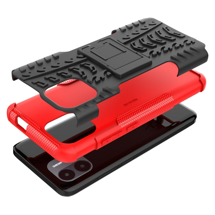 Tire Texture TPU + PC Phone Case with Holder, For Xiaomi Redmi A1 4G, For Samsung Galaxy S23 5G, For Xiaomi Poco M4 / M5, For Xiaomi Poco M5