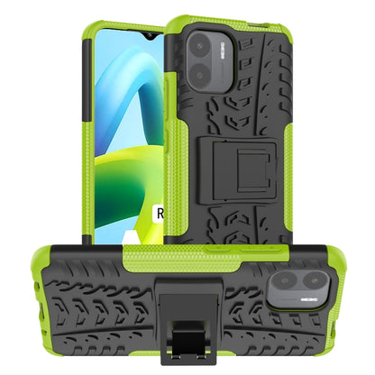 Tire Texture TPU + PC Phone Case with Holder, For Xiaomi Redmi A1 4G, For Samsung Galaxy S23 5G, For Xiaomi Poco M4 / M5, For Xiaomi Poco M5