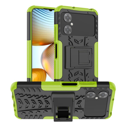 Tire Texture TPU + PC Phone Case with Holder