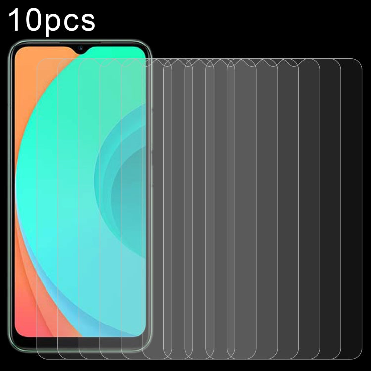 10pcs 0.26mm 9H 2.5D Tempered Glass Film