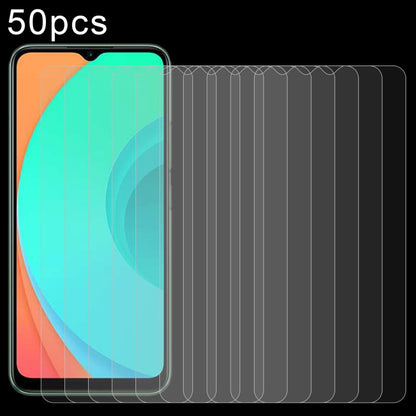 50pcs 0.26mm 9H 2.5D Tempered Glass Film