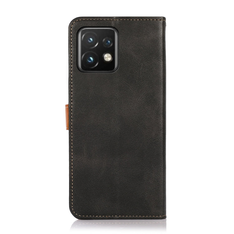 KHAZNEH Dual-color Cowhide Texture Flip Leather Phone Case, For Motorola Moto X40 Pro, For Xiaomi 13 Pro, For Xiaomi 13