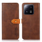 KHAZNEH Dual-color Cowhide Texture Flip Leather Phone Case, For Motorola Moto X40 Pro, For Xiaomi 13 Pro, For Xiaomi 13