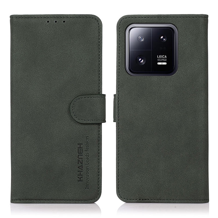 KHAZNEH Matte Texture Leather Phone Case