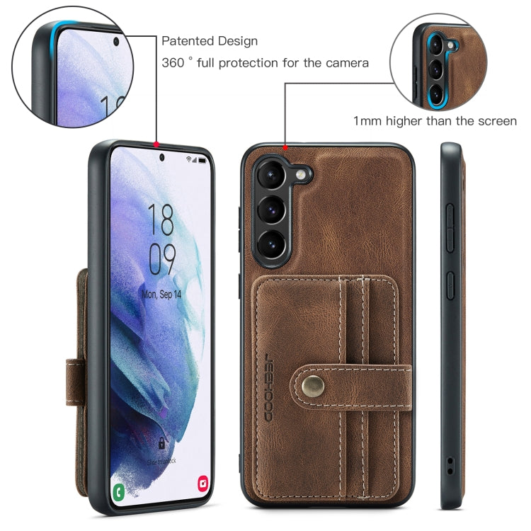 JEEHOOD RFID Anti-Theft Wallet Magnetic Leather Phone Case