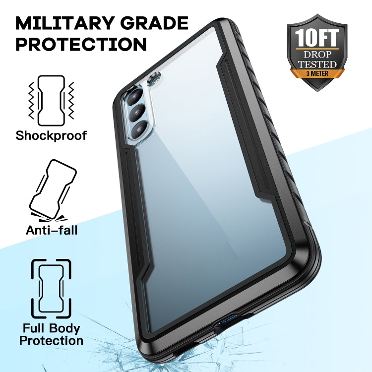 iPAKY Thunder Series Aluminum Frame + TPU Bumper + Clear PC Shockproof Phone Case