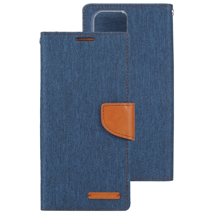 GOOSPERY CANVAS DIARY Fabric Texture Flip Leather Phone Case