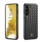 Fierre Shann Leather Texture Phone Back Cover Case, For Samsung Galaxy S23 5G, For Samsung Galaxy S23+ 5G, For Samsung Galaxy S23 Ultra 5G
