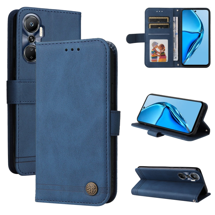Skin Feel Life Tree Metal Button Leather Phone Case, For Infinix Hot 20 4G, For Infinix Hot 20s, For Infinix Note 12 / G96