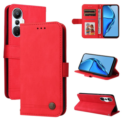 Skin Feel Life Tree Metal Button Leather Phone Case, For Infinix Hot 20 4G, For Infinix Hot 20s, For Infinix Note 12 / G96
