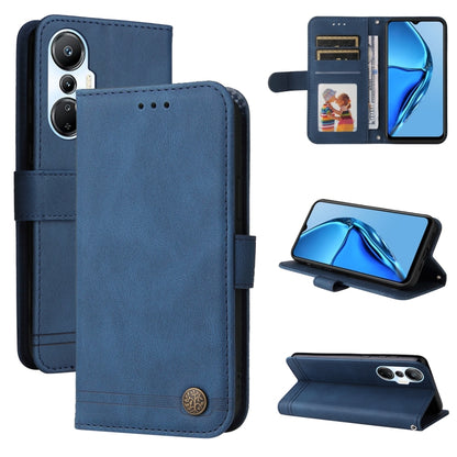 Skin Feel Life Tree Metal Button Leather Phone Case, For Infinix Hot 20 4G, For Infinix Hot 20s, For Infinix Note 12 / G96