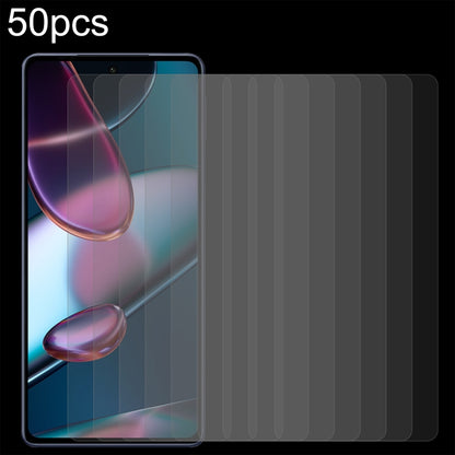 50pcs 0.26mm 9H 2.5D Tempered Glass Film