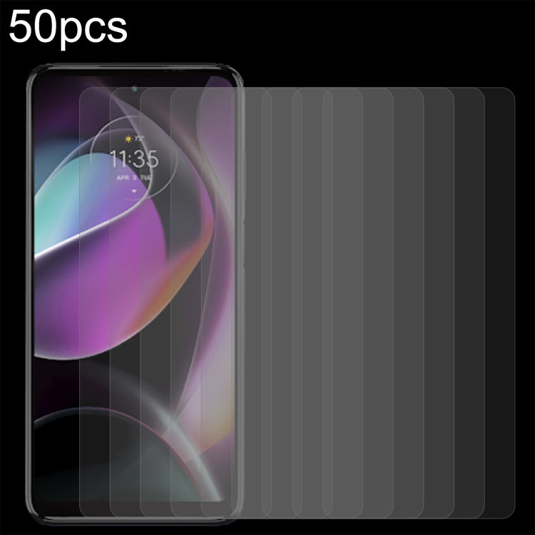 50pcs 0.26mm 9H 2.5D Tempered Glass Film, For Blackview BV5200 Pro (50 PCS), For Motorola Moto Edge+ 2023 (50 PCS), For Motorola Moto G 5G 2023 (50 PCS), For Infinix Hot 20 Pro (50 PCS)
