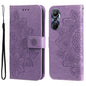 7-petal Flowers Embossing Leather Phone Case