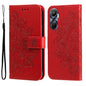 7-petal Flowers Embossing Leather Phone Case