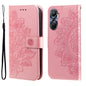 7-petal Flowers Embossing Leather Phone Case