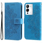 7-petal Flowers Embossing Leather Phone Case