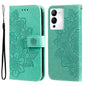 7-petal Flowers Embossing Leather Phone Case