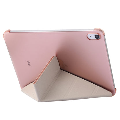Silk Texture Horizontal Deformation Flip Tablet Leather Case with Holder, For iPad 10th Gen 10.9 2022