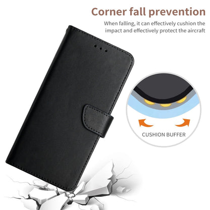 HT02 Genuine Leather Fingerprint-proof Flip Phone Case