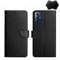 HT02 Genuine Leather Fingerprint-proof Flip Phone Case